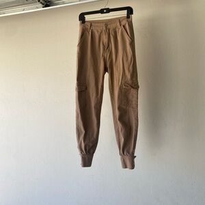 SHEIN tan cargo denim jeans pants